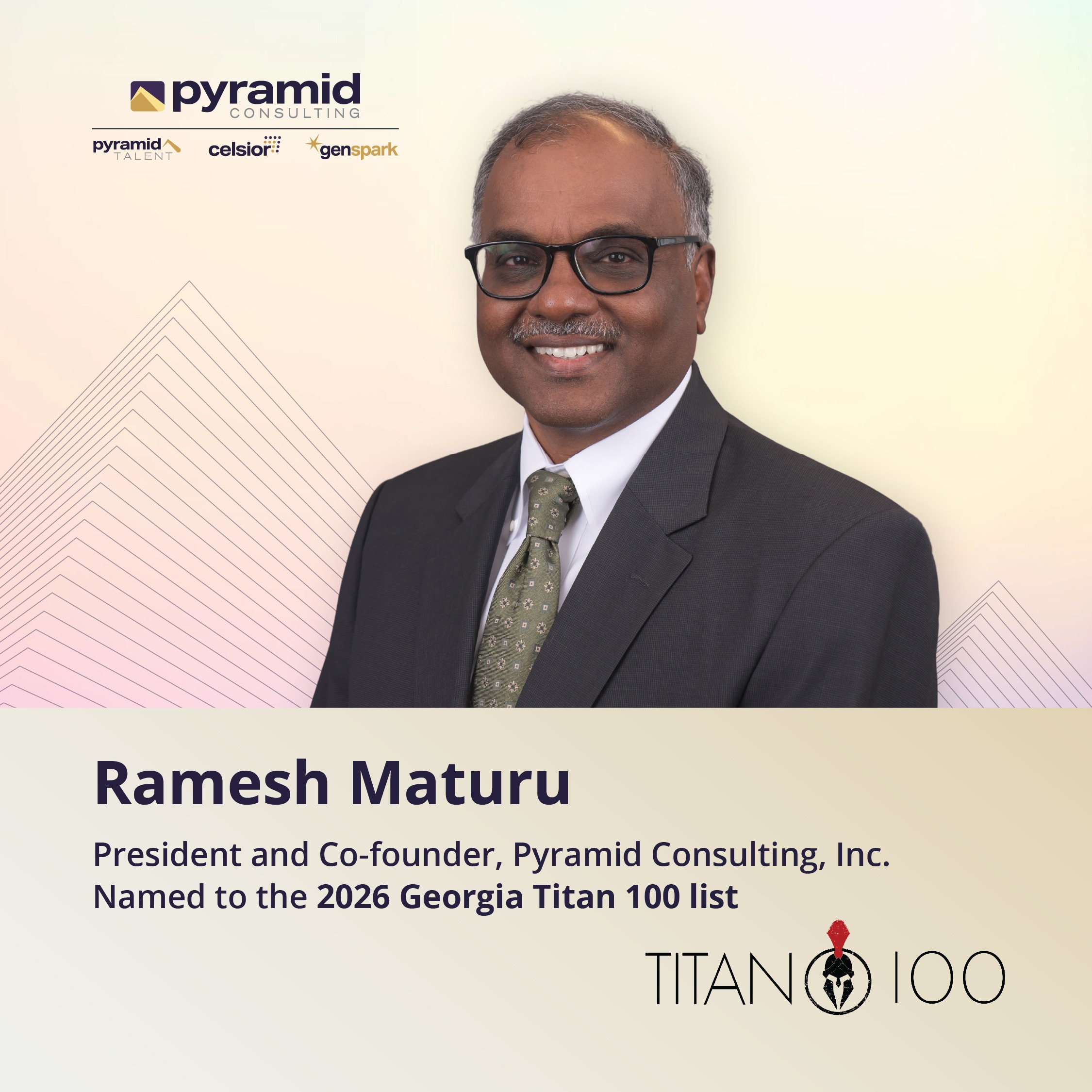 Ramesh Maturu Named to the 2026 Georgia Titan 100 List 